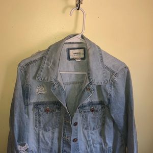 Denim Distressed Jacket